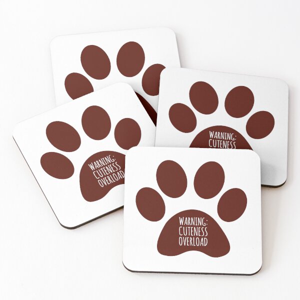Item preview, Warning cuteness overload funny dogs  designed and sold by Tropical Blood.