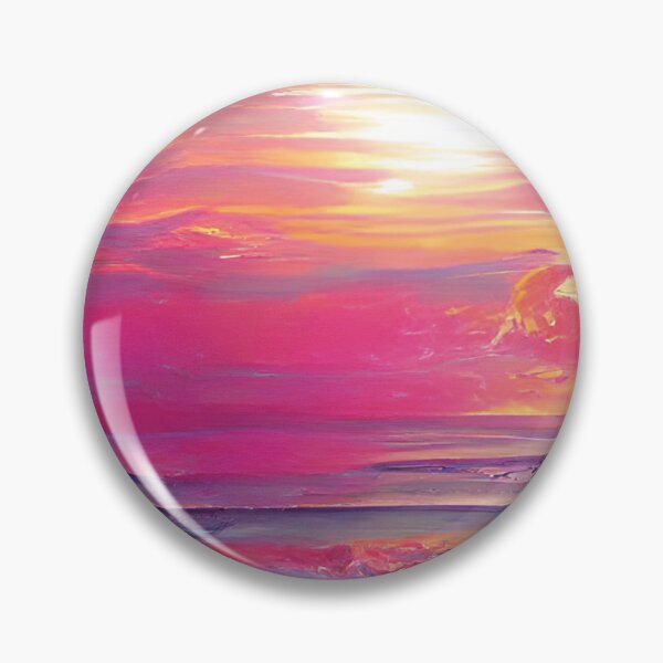 Item preview, Abstract Waves on Pink Sunset designed and sold by Unaiza Khalid.