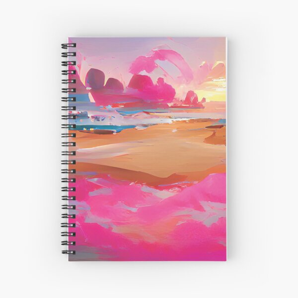 Item preview, Seaside Abstract Pink Painting designed and sold by Unaiza Khalid.