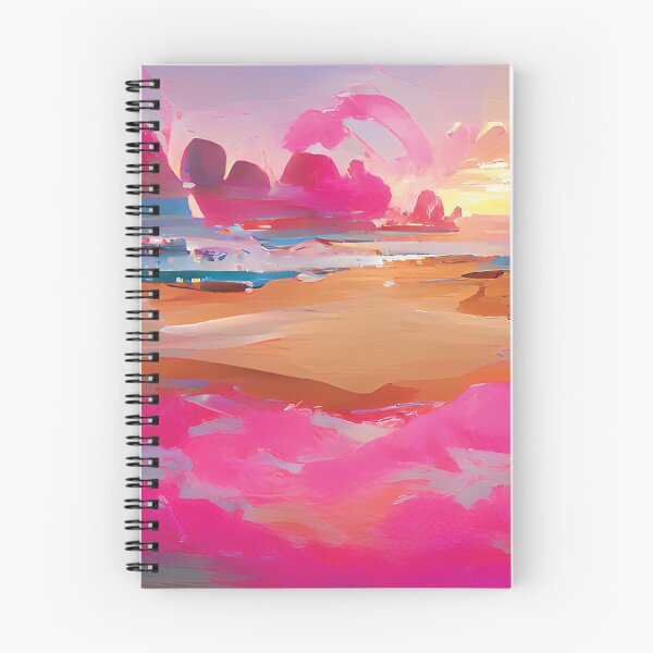 Item preview, Seaside Abstract Pink Painting designed and sold by Unaiza Khalid.
