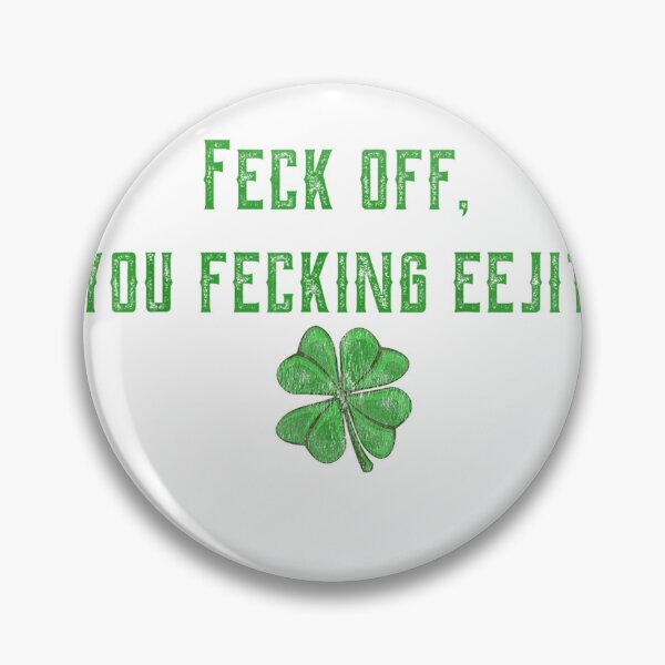 Item preview, St Patricks Day Irish Feck Off you Fecking Eejit Shirt Men designed and sold by Elias4Rosal.