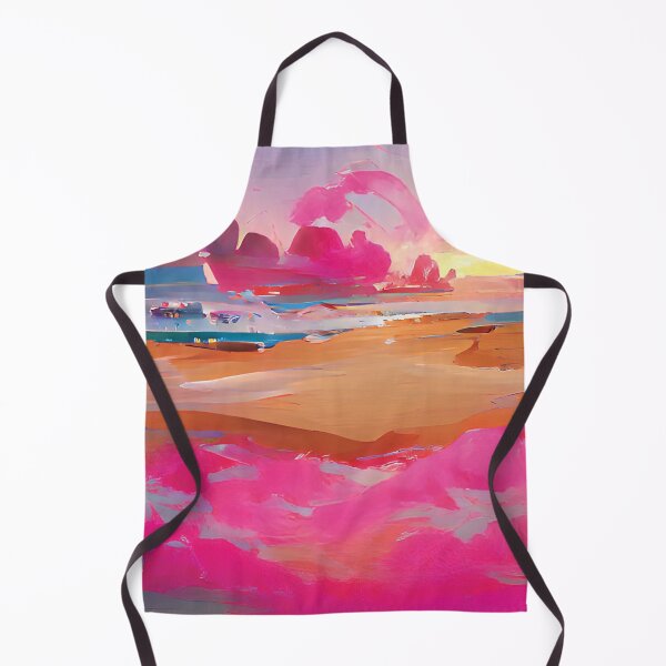 Item preview, Seaside Abstract Pink Painting designed and sold by Unaiza Khalid.