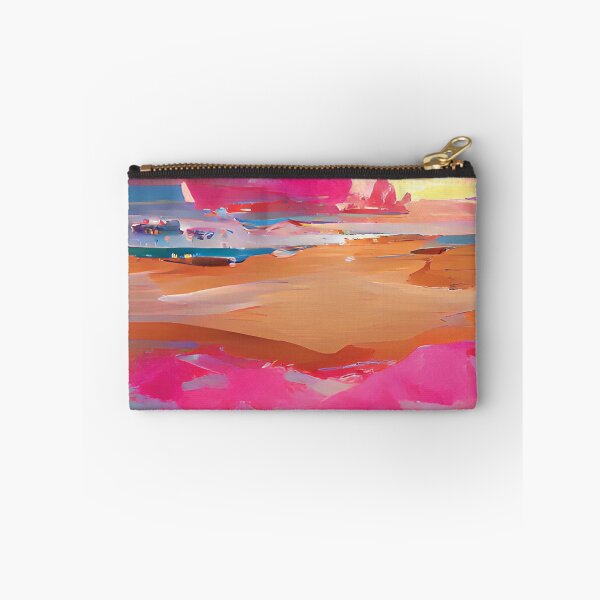 Item preview, Seaside Abstract Pink Painting designed and sold by Unaiza Khalid.
