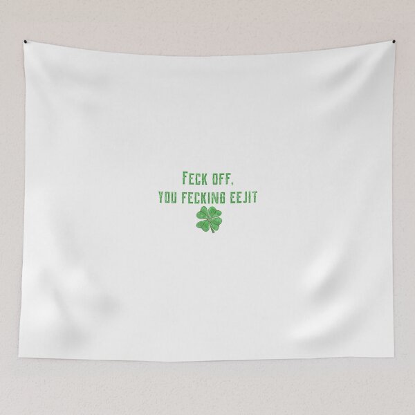 Item preview, St Patricks Day Irish Feck Off you Fecking Eejit Shirt Men designed and sold by Elias4Rosal.