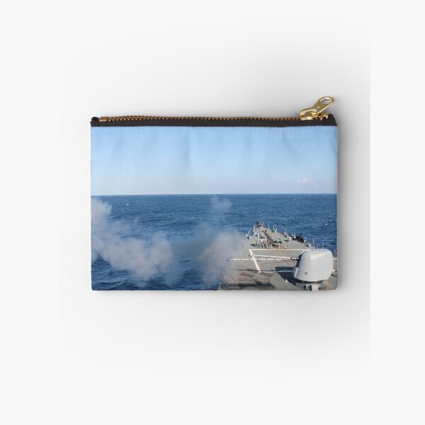 Item preview, USS Mahan fires a 5-inch gun during a training exercise. designed and sold by StocktrekImages.