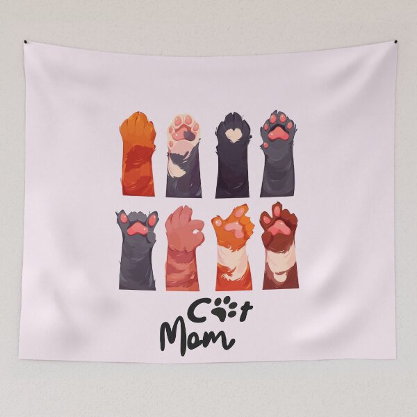 Item preview, cat paw t-shirt, kitty paw t-shirts, good vibe t-shirts  designed and sold by BLUE  bubble.
