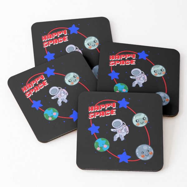 Item preview,  Outer Space Planets With Happy Cute Faces - Aerospace designed and sold by NUKMARKUS.