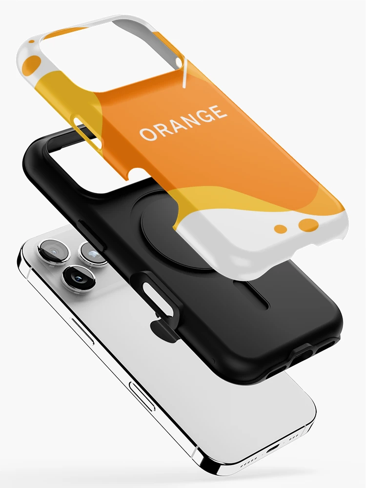 Thumbnail 2 of 4, iPhone Case, Abstract orange designed and sold by ReydaDesign.
