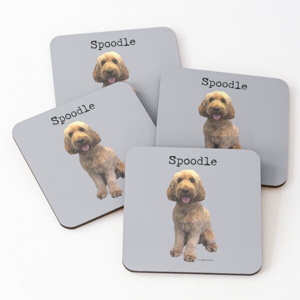 Item preview, Red Spoodle Doodle Dog  designed and sold by Happy Dog Doodles.