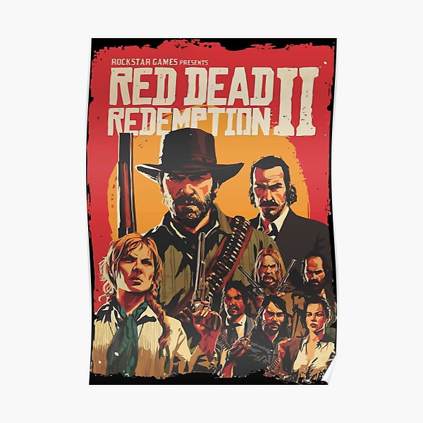 cow-boy de la rédemption rouge Poster