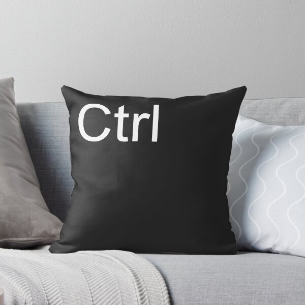 Artikel-Vorschau von Ctrl-Kissen in Schwarz, designt und verkauft von cainstir02.