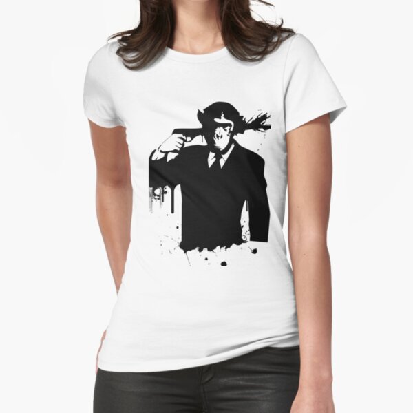 a monkey hungry for death Fitted T-Shirt