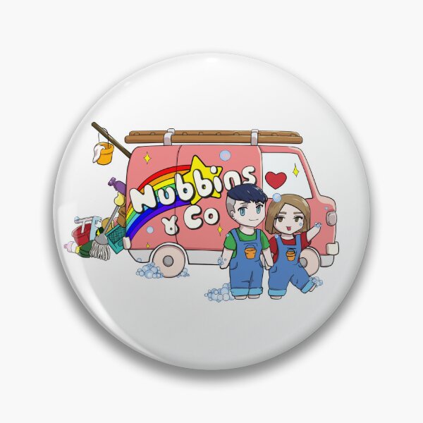 Nubbins & Co Cleaning Van Pin