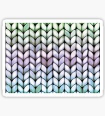 Chunky Lavender Forest Knit Sticker
