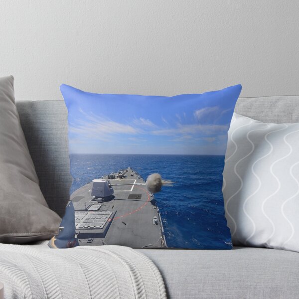 Item preview, USS Michael Murphy fires its MK45 5-inch lightweight gun. designed and sold by StocktrekImages.