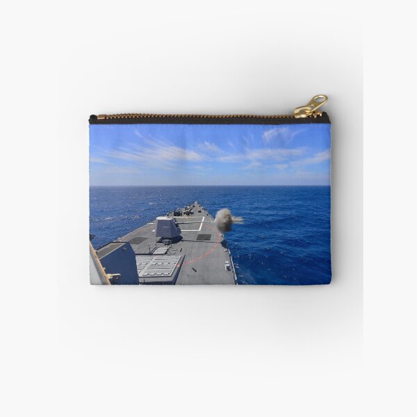Item preview, USS Michael Murphy fires its MK45 5-inch lightweight gun. designed and sold by StocktrekImages.