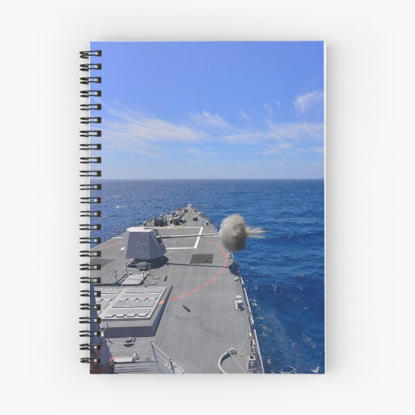 Item preview, USS Michael Murphy fires its MK45 5-inch lightweight gun. designed and sold by StocktrekImages.