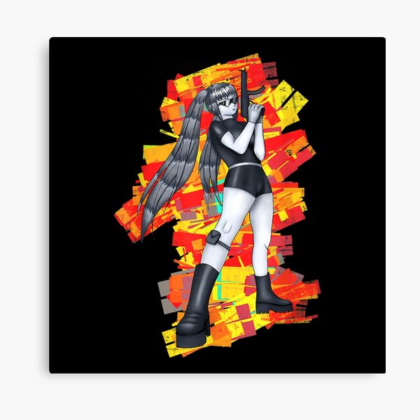 Anime Character Gun Canvas Prints for Sale