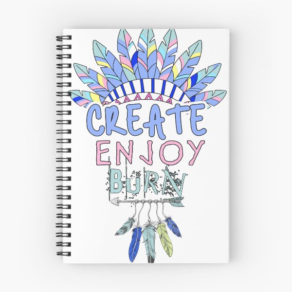 Item preview, Create, Enjoy, and Burn - Boho Burning Man Inspired designed and sold by Tatzki-Design.