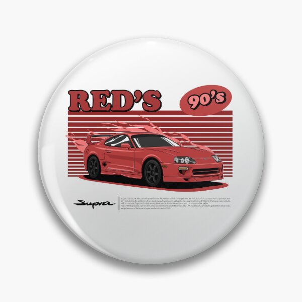 Artikelvorschau, Toyota Supra Rot 90 s entworfen und verkauft von Bulldsgn.