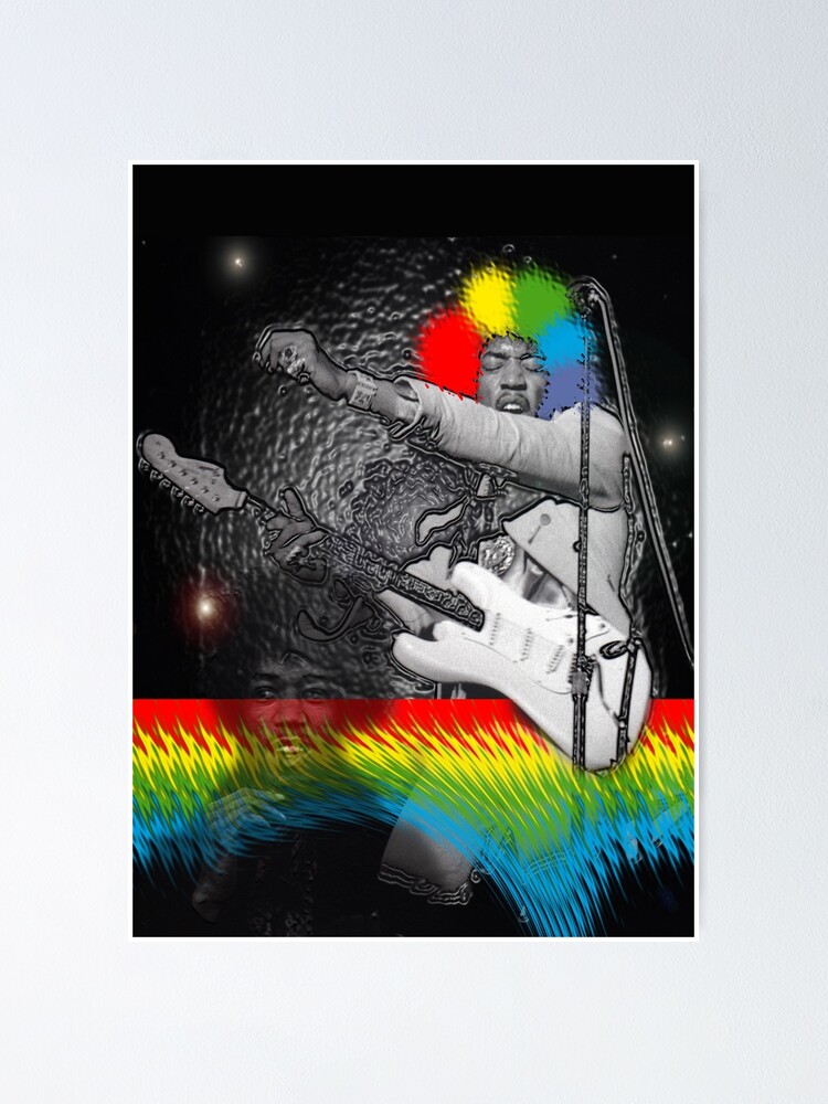Thumbnail 1 of 3, Poster, jimi designed and sold by redboy.