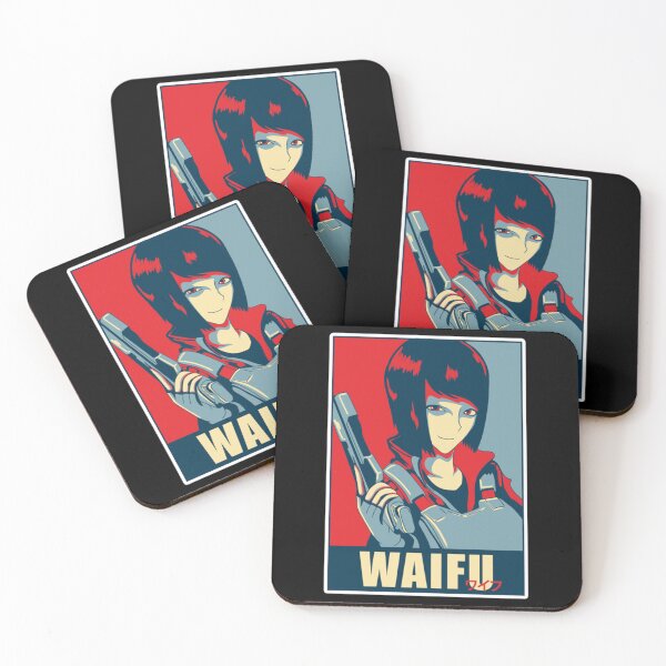 Item preview, Japanese Anime Waifu - Retro Anime Girl with Gun designed and sold by governmentloc.