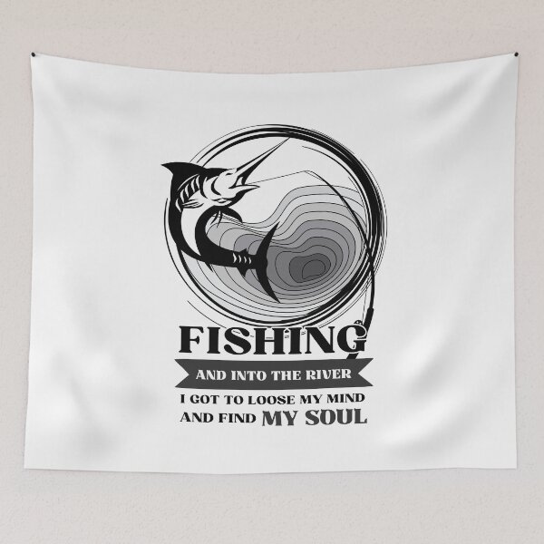 Item preview, Fishing And Into The River I Go To Loose My Mind And Find My Soul - Swordfish fishing designed and sold by yococo.