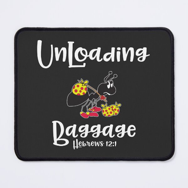 Item preview, Christian Design - Unloading Baggage - Hebrews 12 verse 1 designed and sold by simplydesignart.
