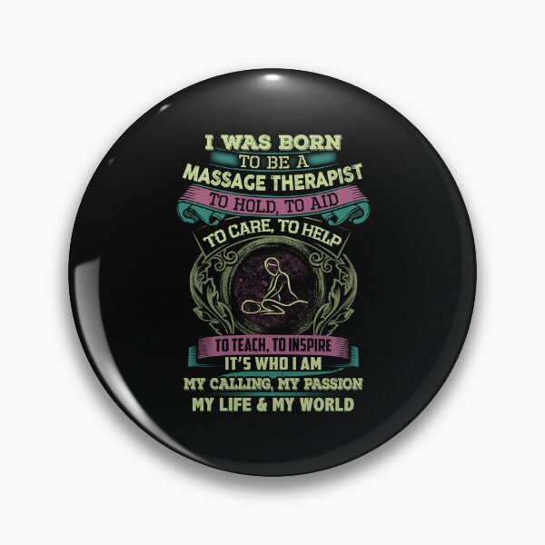 Artikelvorschau, I Was Born To Be A Massage Therapist entworfen und verkauft von triclownmerch.