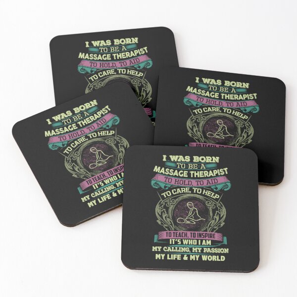 Item preview, I Was Born To Be A Massage Therapist designed and sold by triclownmerch.