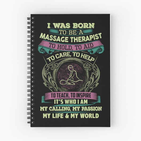Item preview, I Was Born To Be A Massage Therapist designed and sold by triclownmerch.