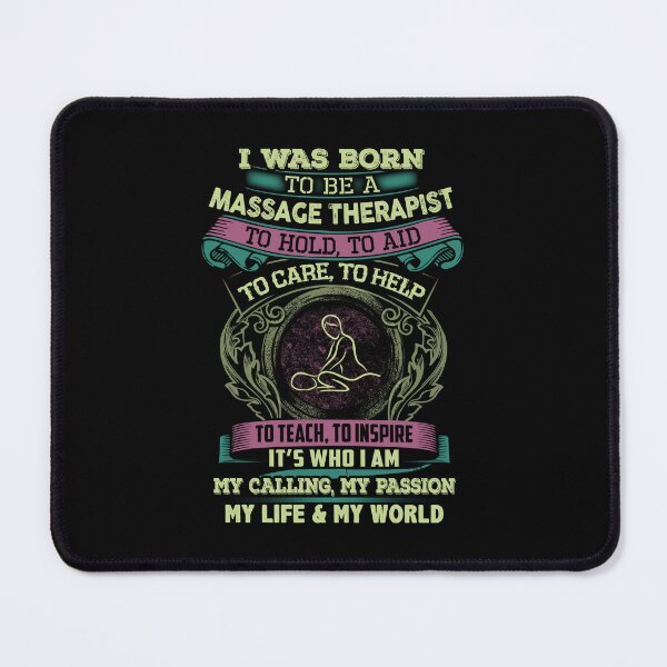 Item preview, I Was Born To Be A Massage Therapist designed and sold by triclownmerch.