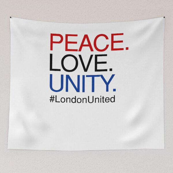Item preview, Peace Love Unity for London #LondonUnited designed and sold by DohDesigns.
