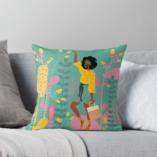 Item preview, Semell’s like spring| pastel flowers and happy pop girl designed and sold by MartaCrokis.