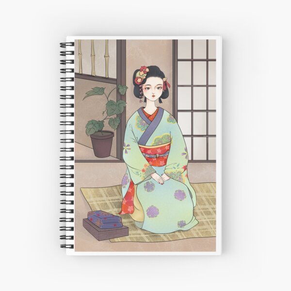 Kimono Art Japanese Girl Art Japanese Ink Art Traditional Japanese Art Japanese Retro 9226