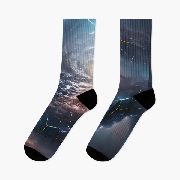 Item preview, AI Generated Art, Galaxy in Thunderstorm designed and sold by ACC .