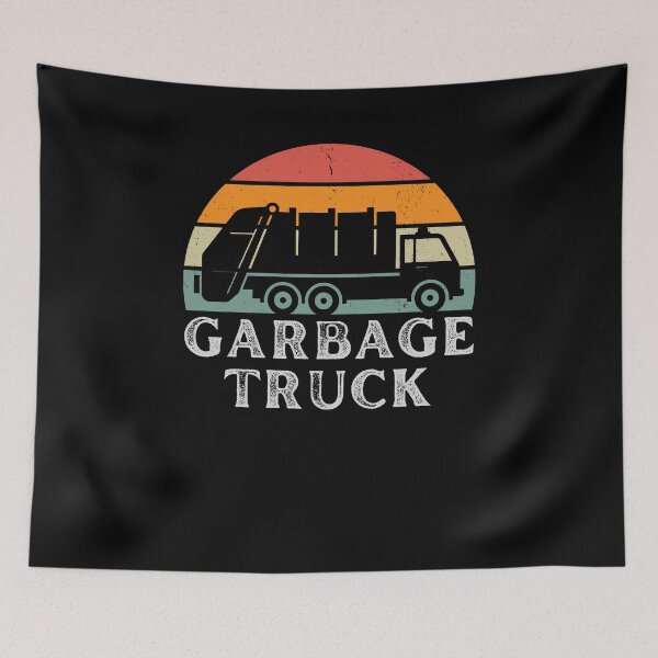 Item preview, Vintage Retro Garbage Truck designed and sold by hassan-tee.
