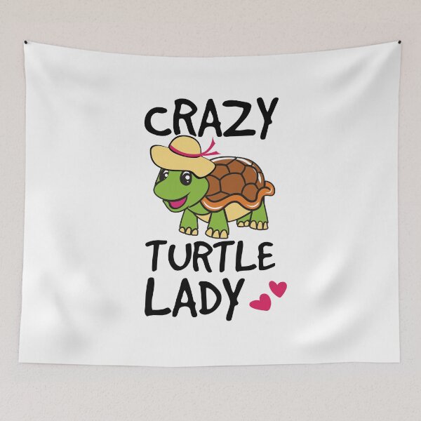 Item preview, Crazy Turtle Lady Tortoise Mom designed and sold by Betsytiptoe.