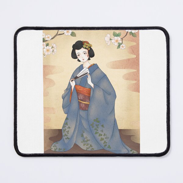 Item preview, kimono art, Japanese girl art, Japanese ink art, Traditional Japanese Art, Chinese ink art, Traditional Chinese Aesthetic, Chinese Traditional Art, vintage retro Aesthetics. designed and sold by MsLuciaStore.