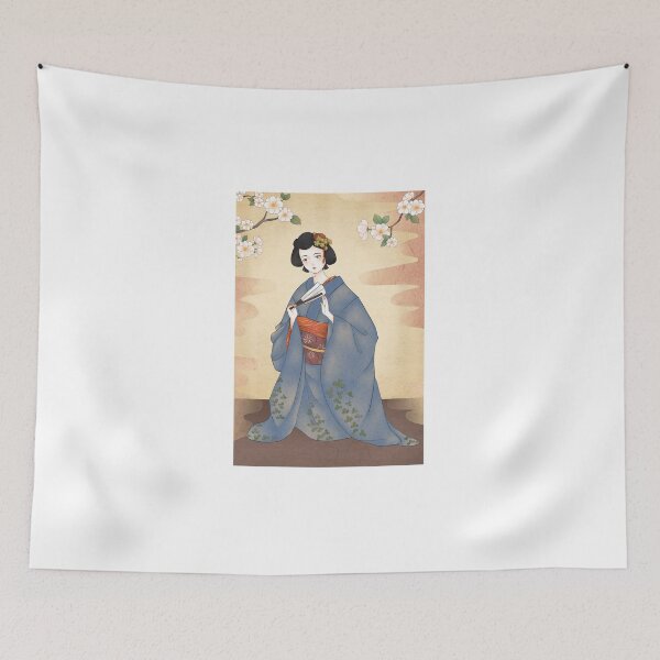 Item preview, kimono art, Japanese girl art, Japanese ink art, Traditional Japanese Art, Chinese ink art, Traditional Chinese Aesthetic, Chinese Traditional Art, vintage retro Aesthetics. designed and sold by MsLuciaStore.