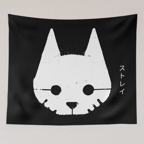 Item preview, Stray Japanese Black Cat designed and sold by LigerDesign.