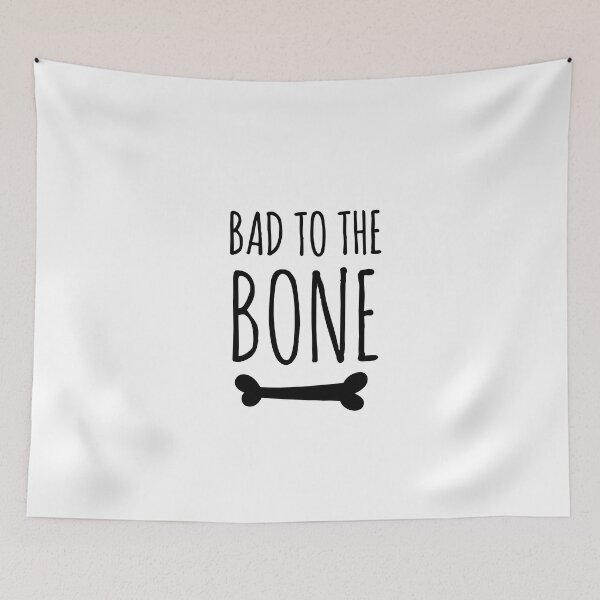 Artikelvorschau, Bad to the bone dog bandana dogs dog lover entworfen und verkauft von Tropical Blood.