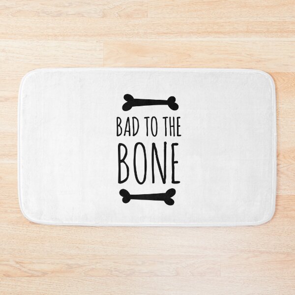 Artikelvorschau, Bad to the bone dogs dog lover doggy entworfen und verkauft von Tropical Blood.