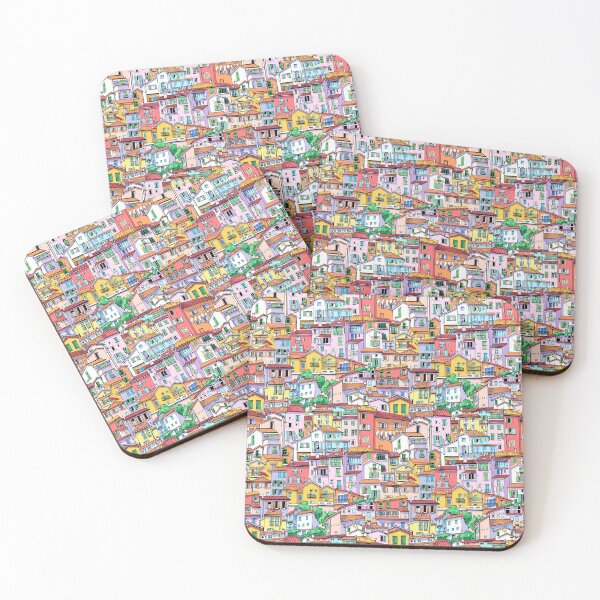 Item preview, Colorful city designed and sold by OtterFactory.