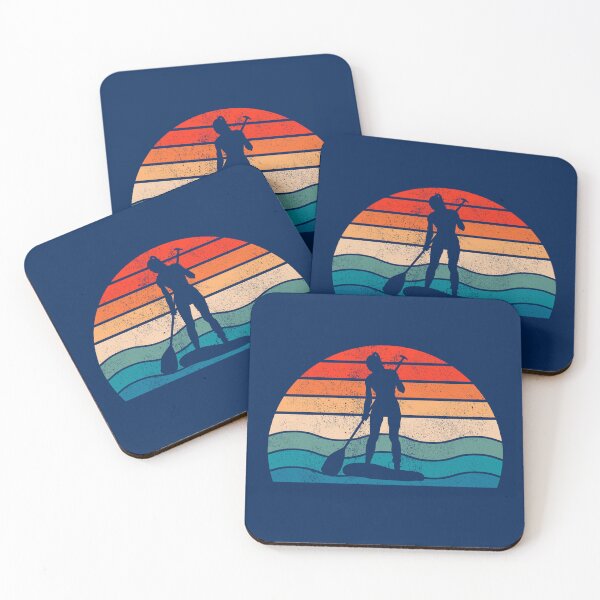Item preview, Stand Up Paddle Board SUP Woman Paddleboarding Sunset Water designed and sold by TM-Multidesign.