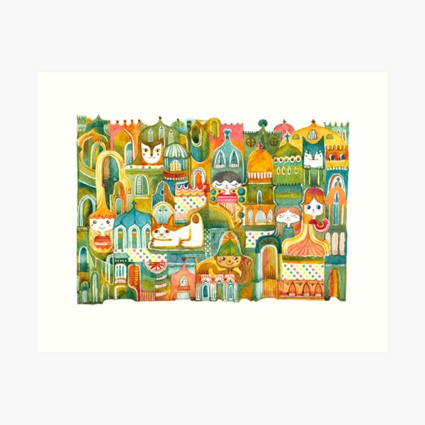 Magical Castles Art Print
