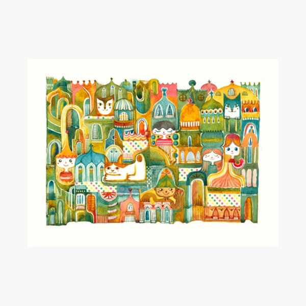 Magical Castles Art Print