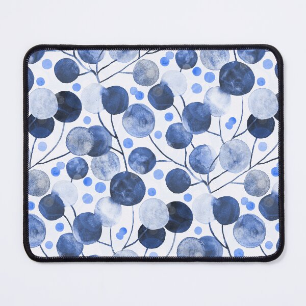 Item preview, Abstract Pompom Weeds - Navy, Violet designed and sold by TigaTiga.
