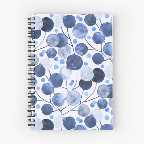 Item preview, Abstract Pompom Weeds - Navy, Violet designed and sold by TigaTiga.