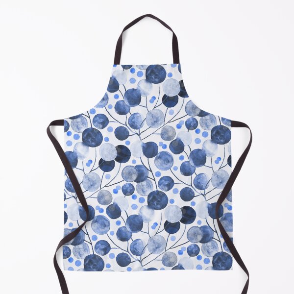 Item preview, Abstract Pompom Weeds - Navy, Violet designed and sold by TigaTiga.